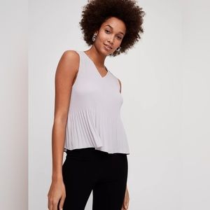 Aritzia Babaton Damien Blouse Beige